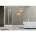 Душевой уголок Vincea Garda VSR-1G9090CL, 900х900 мм (габариты площадки) хром, стекло прозрачное