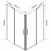 Душевой уголок Vincea (Винчея) Orta VSS-1O1010CL, 1000х1000 мм (габариты площадки) хром, стекло прозрачное