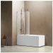 Душевая шторка на ванну Vincea VSB-12114CL, 1140х1400, хром, стекло прозрачное