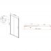 Душевая дверь Vincea (Винчея) Garda VDS-1G145CL 1450х1900 хром стекло прозрачное