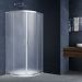 Душевой уголок Vincea (Винчея) Alhpa 900х900 мм (габариты площадки) хром стекло текстурное VSQ-3AL900MT