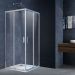 Душевой уголок Vincea (Винчея) Alhpa 1000х1000 мм (габариты площадки) хром стекло прозрачное VSS-3AL100CL