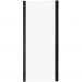 Боковая стенка Vincea (Винчея) Lugano VSG-1L900CLB 90х195 черный стекло прозрачное
