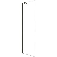 Боковая стенка Vincea Orta VSG-1O900CLB 90х190 черный стекло прозрачное