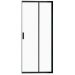 Душевая дверь Vincea Garda VHC-1G110CLB 110х190 черный стекло прозрачное