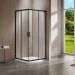 Душевая дверь Vincea Garda VHC-1G120CLB 120х190 черный стекло прозрачное