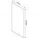 Стекло для душевой перегородки Vincea Walk-In VSG-1W100CG 100х200 стекло тонированное