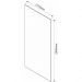 Стекло для душевой перегородки Vincea (Винчея) Walk-In VSG-1W120CG 120х200 стекло тонированное