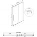 Душевая дверь Vincea (Винчея) Arno VPS-1A120CG, 1200, хром, стекло тонированное