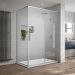Душевой уголок Vincea (Винчея) Slim-U 1200х900 мм (габариты площадки) стекло прозрачное VSR-2SU9012CL