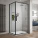 Душевой уголок Vincea (Винчея) Slim-U 1000х800 мм (габариты площадки) стекло прозрачное VSS-2SU8010CLB