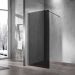 Душевая перегородка Vincea Walk-In VSW-1H800CGGM, 800х2000, вороненая сталь, стекло тонированное