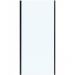 Боковая панель Vincea (Винчея) Slim Soft VSG-1SS900CLB, черный, стекло прозрачное