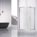 Душевой уголок Vincea (Винчея) Show VSP1-4SH100CL, 1000х1000 мм (габариты площадки) хром, стекло прозрачное