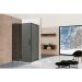 Душевой уголок Vincea (Винчея) Extra VSR-1E901080CGB, 900/1000х800 мм (габариты площадки) черный, стекло тонированное