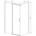 Душевой уголок Vincea (Винчея) Dice VSR-4D1014CL, 1400х1000 мм (габариты площадки) хром, стекло прозрачное