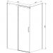 Душевой уголок Vincea Dice VSR-4D8014CL, 1400х800 мм (габариты площадки) хром, стекло прозрачное