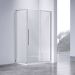 Душевой уголок Vincea (Винчея) Slim-N VSR-4SN8014CL, 1400х800 мм (габариты площадки) хром, стекло прозрачное