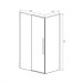 Душевой уголок Vincea (Винчея) Slim-N VSR-4SN9012CLB, 1200х900 мм (габариты площадки) черный, стекло прозрачное