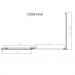 Душевой уголок Vincea (Винчея) Slim-N VSR-4SN9012CLB, 1200х900 мм (габариты площадки) черный, стекло прозрачное