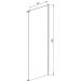 Боковая панель Vincea (Винчея) Slim Soft VSG-1SS900CGB, черный, стекло тонированное