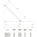 Душевая шторка Veconi Palau PL84B-80-01-C7 80х150 см профиль черный, стекло прозрачное