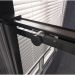 Боковая панель Veconi Premium Trento SP-40B SP40-B-100-01-C4 Стекло прозрачное 1000х2000х8 мм черный мат