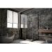 Боковая панель Veconi (Векони) Premium Trento SP-40GR SP40-GR-90-01-C4 Стекло прозрачное 900х2000х8 мм графит браш