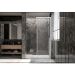Душевая дверь Veconi (Векони) Premium Trento PTD-30CH PTD30-CH-120-01-C4 Стекло прозрачное 1200х2000х8 мм хром