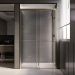 Душевая дверь Veconi Premium Trento PTD-30G PTD30-G-130-01-C4 Стекло прозрачное 1300х2000х8 мм золото