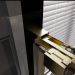 Душевая дверь Veconi Premium Trento PTD-30G PTD30-G-140-01-C4 Стекло прозрачное 1400х2000х8 мм золото