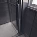 Душевая дверь Veconi Premium Trento PTD-30GR PTD30-GR-150-01-C4 Стекло прозрачное 1500х2000х8 мм графит