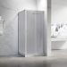 Душевой угол Veconi (Векони) Rovigo 900х1100 мм (габариты площадки) стекло Прозрачное 5 мм RV27CH-11090-01-C8