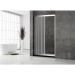 Душевая дверь Veconi (Векони) Vianno 100x195 см стекло прозрачное профиль хром механизм раздвижной (VN31-100-01-C5)