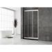 Душевая дверь Veconi (Векони) Vianno 120x195 см стекло прозрачное профиль хром механизм раздвижной (VN31-120-01-C5)