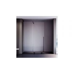 Душевая дверь-перегородка Veconi Premium Trento PTDW-50B-150-01-C4 стекло прозрачное-8 мм 1480-1490х2000 мм черный