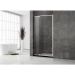 Душевая дверь Veconi (Векони) Vianno 90x195 см стекло прозрачное профиль хром механизм распашной (VN32-90-01-C5)