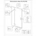 Душевая дверь Veconi Vianno VN-73R/L, 900x1950 мм, Хром, стекло дождь 6 мм, VN73R/L-90-06-C4