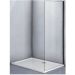Душевая панель Veconi (Векони) KP03B-80-01-C5 800х1950 мм профиль черный, стекло прозрачное
