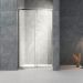 Душевая дверь Veconi (Векони) VN34-120-01-C7 1200х1950 мм профиль хром, стекло прозрачное