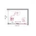 Душевой уголок BelBagno ACQUA-AH-1-120/100-C-Cr хром, стекло прозрачное 8 мм (1200х1950х1000)