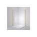 Боковая панель BelBagno LUCE-20-FIX-C-ORO золото, стекло прозрачное 6 мм (1950х200)
