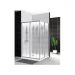 Душевой уголок BelBagno UNO-195-AH-2-100/80-CH-CR хром, стекло шиншилла 5 мм (1000х1950х800)