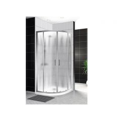 Душевой уголок BelBagno UNO-195-R-2-90-CH-CR хром, стекло шиншилла 5 мм (900х1950х900)