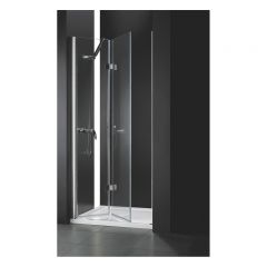 Душевая дверь Cezares (Цезарис) ELENA-W-BS-12-100-C-Cr цвет профиля хром, стекло прозрачное 6 мм 195х100 см