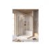 Душевой уголок Cezares (Цезарис) RELAX-304-AH-2-120/90-C-BORO цвет профиля золото, стекло прозрачное 8 мм 120х200х90 см