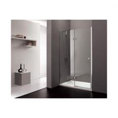 Душевая дверь Cezares (Цезарис) VERONA-W-B-12-120-P-Cr-R цвет профиля хром, стекло матовое 6 мм 195х120 см