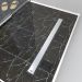 Душевой лоток Timo Drain Protect 800 DP20800-PG20800 с панелью PG20 под плитку, Сатин