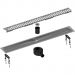 Душевой лоток Timo Drain System 800 DS230108/01 с вставкой lines, Сатин