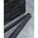 Душевой лоток Timo Drain System 900 DS230109/03 с вставкой lines, Черный